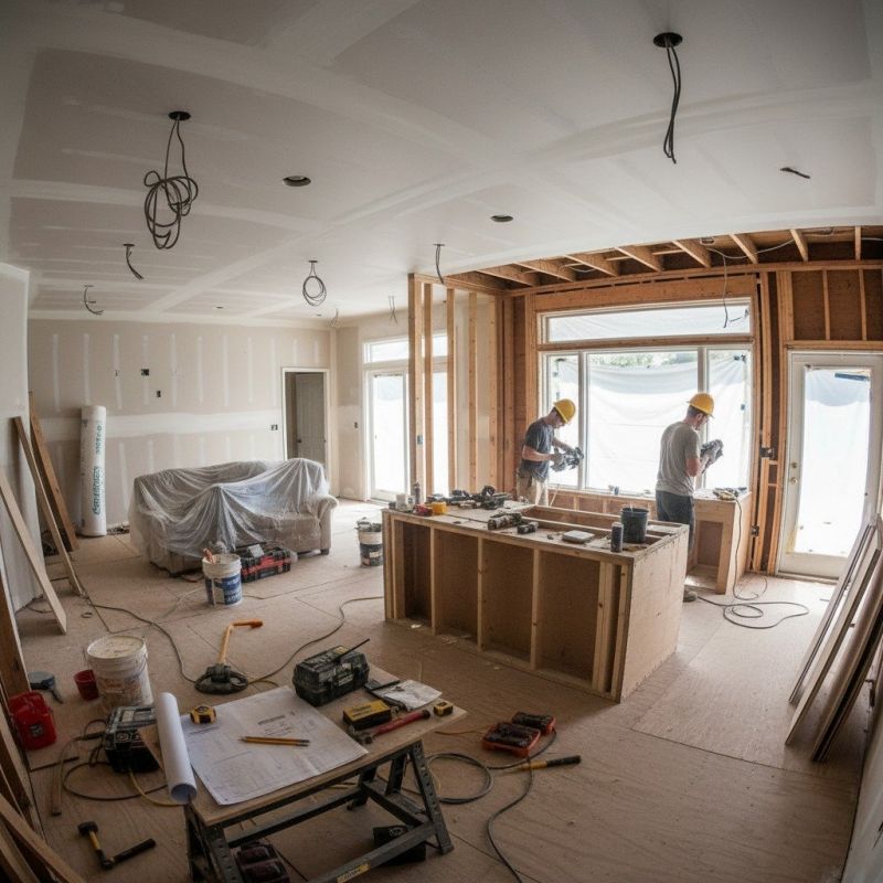 Stairwell Renovation in Conroe, TX